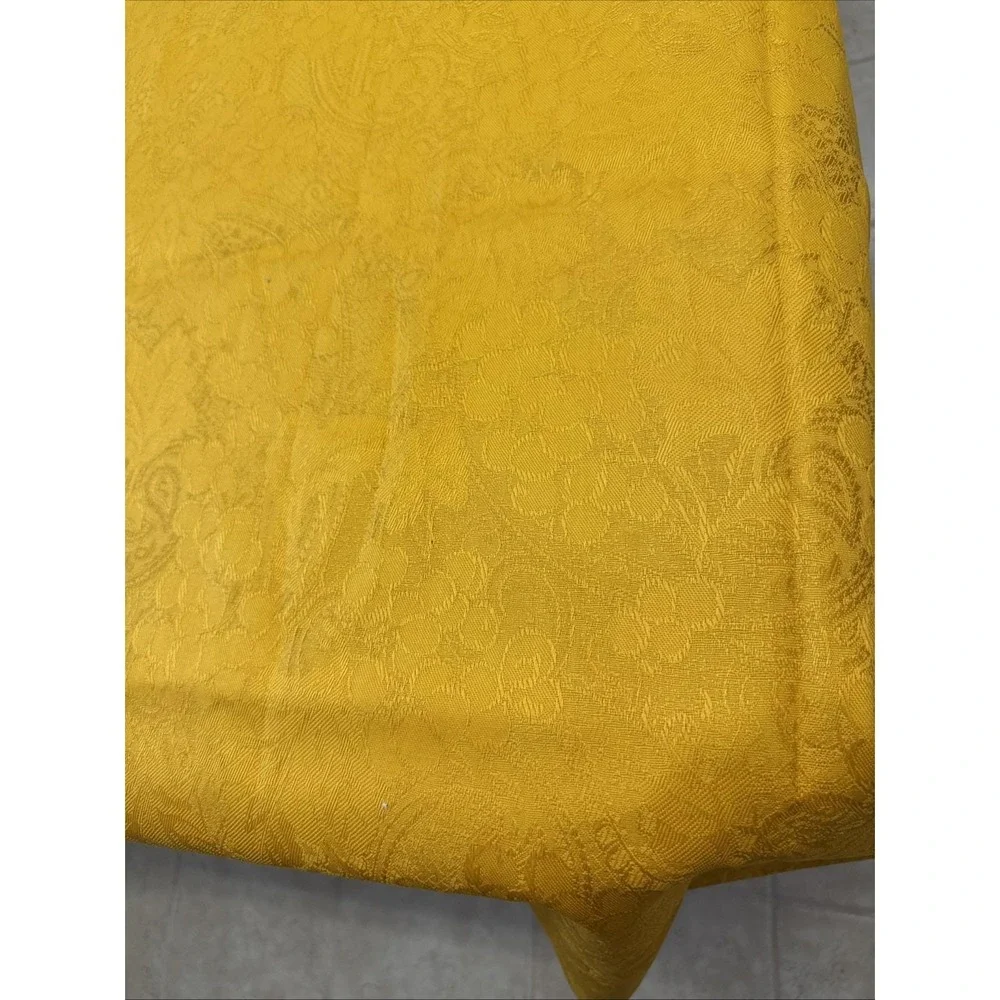 Vtg Italian Jacquard Tablecloth Tessitura Toscana Telerie Tuscan Villa Paisley